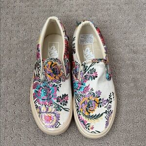 Vans Women's Floral Slip-On Sneakers